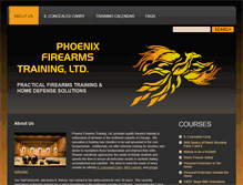 Tablet Screenshot of firearmstrainingltd.com